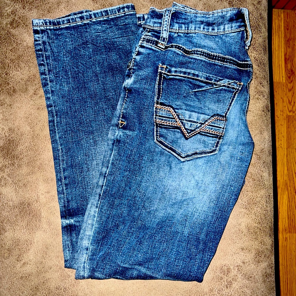 Mens Buckle Jeans